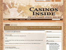 Tablet Screenshot of casinos-inside.com